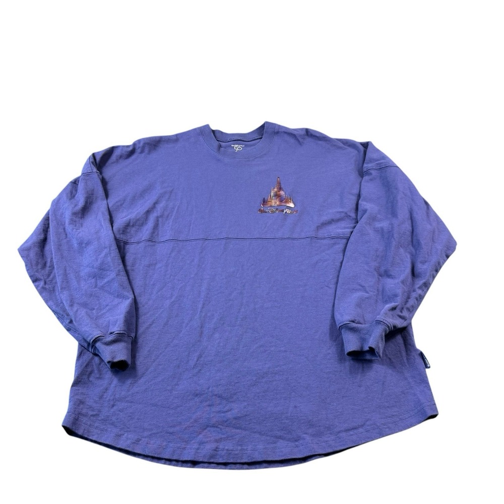 Walt Disney World 50th Anniversary EARidescent Spirit Jersey Purple Size M